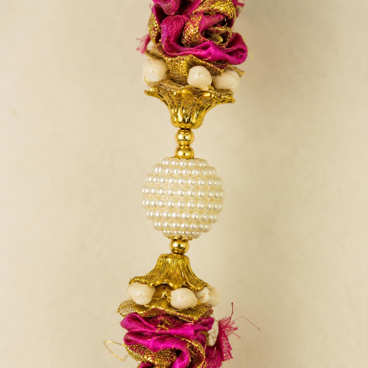 Magenta Bead Mala alternate view