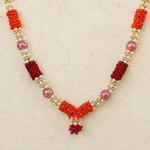 Red Orange Mala alternate view