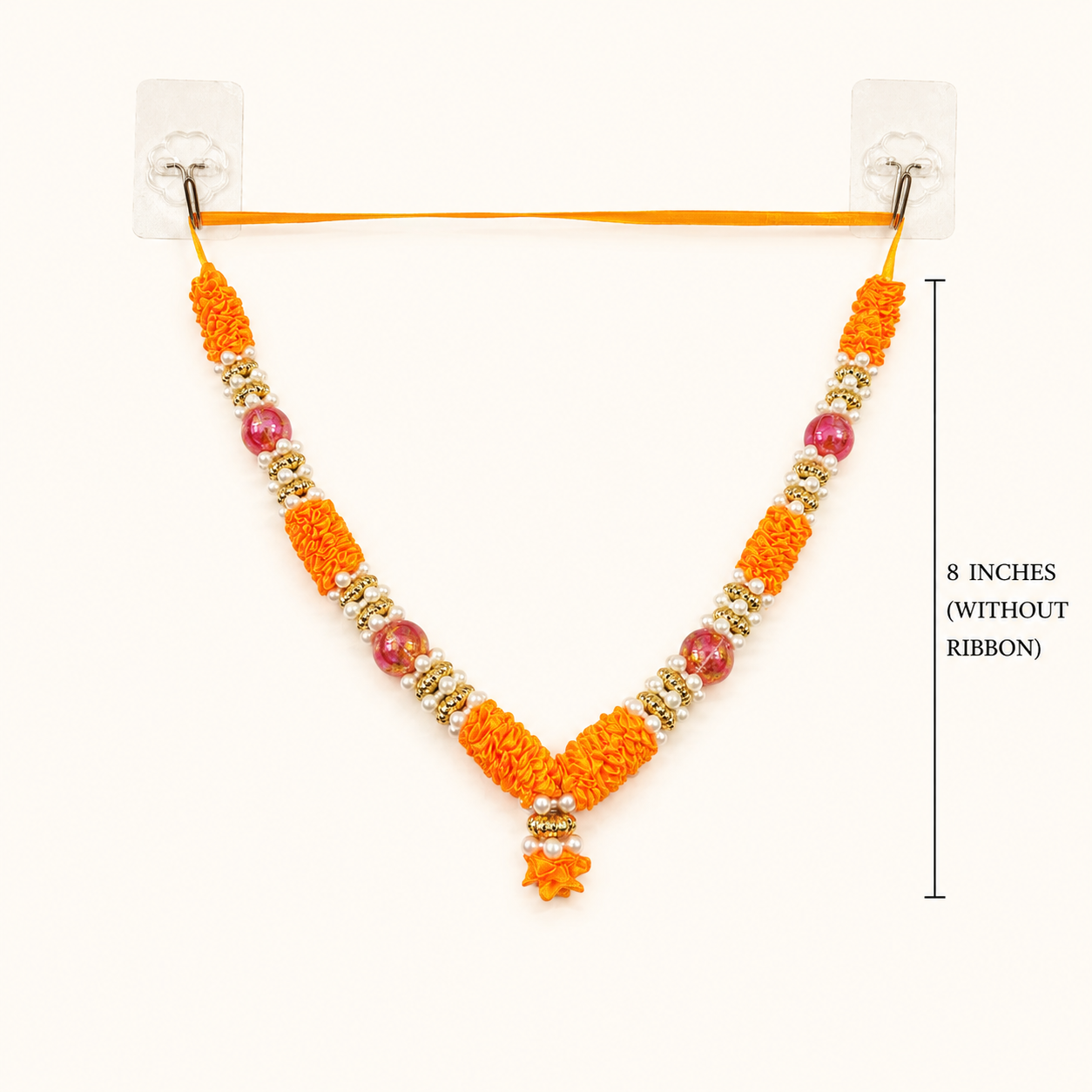 Orange Pink Mala alternate view