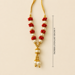 Red Pearl Drop Mala alternate view