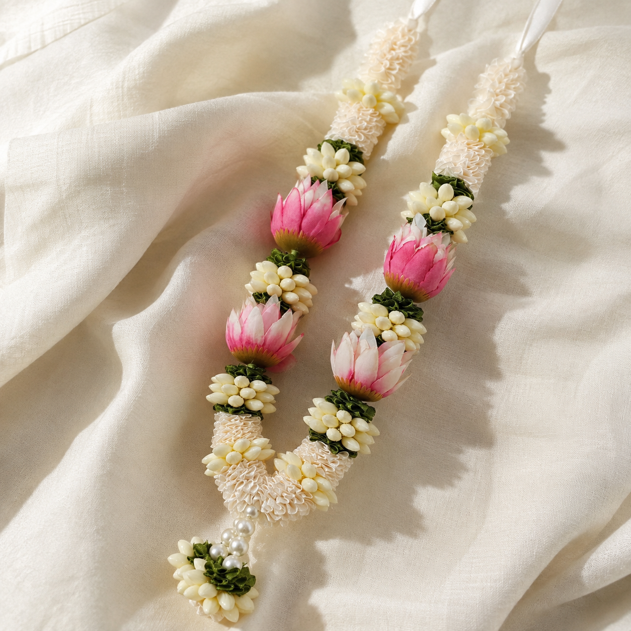 Pink Lotus Mala alternate view