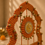 Auspicious Swastik Gota & Ghungroo Mandir Setup Set – view 1