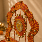 Auspicious Swastik Gota & Ghungroo Mandir Setup Set – view 2