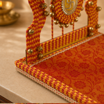 Auspicious Swastik Gota & Ghungroo Mandir Setup Set – view 3