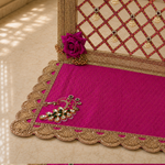 Rani Rose Jaal Pearl Mandir Backdrop Set – view 2