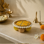 Surya Gold Pearl Mini Offering Thali – view 1