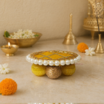 Surya Gold Pearl Mini Offering Thali – view 5