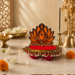 Kamala Lotus Singhasan Pooja Thali – view 2