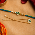 Evil Eye Rakhi & Tie Pin Set for Brother - image 2