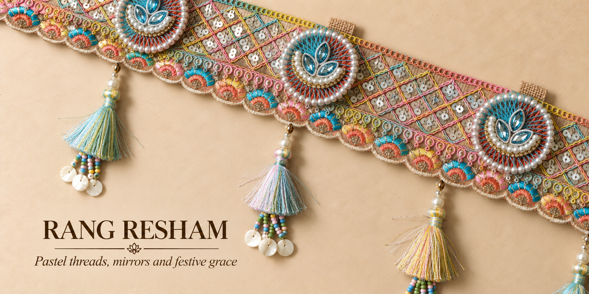 Rang Resham Tohran close-up