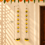 Peeli Floral Pearl Hanging - detail view