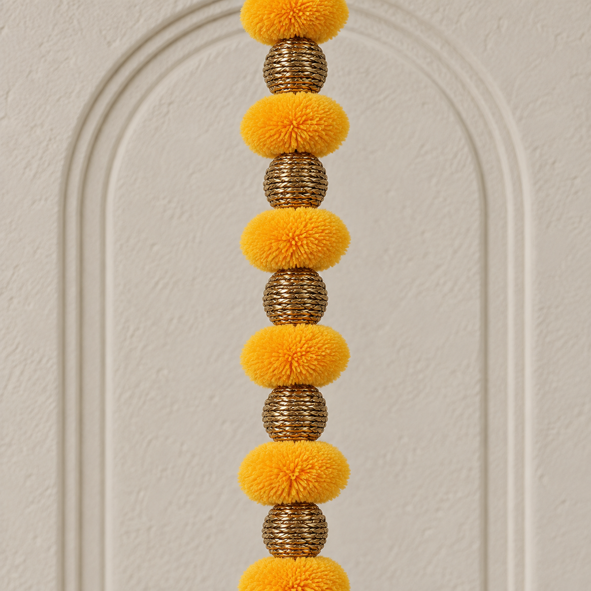 Peeli Pom-Pom Bell Hanging - detail view