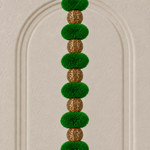 Green Pom-Pom Bell Hanging - Pair of 2 - view 4