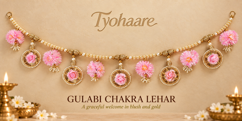 Gulabi Chakra Lehar toran – full product view