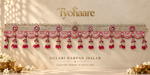 Gulabi Darpan Jhalar Toran full view
