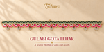 Gulabi Gota Lehar Toran full view