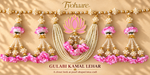 Gulabi Kamal Lehar Toran close-up