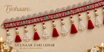 Gulnaar Zari Lehar Toran – diagonal close-up