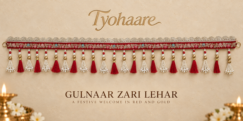 Gulnaar Zari Lehar Toran – full front view