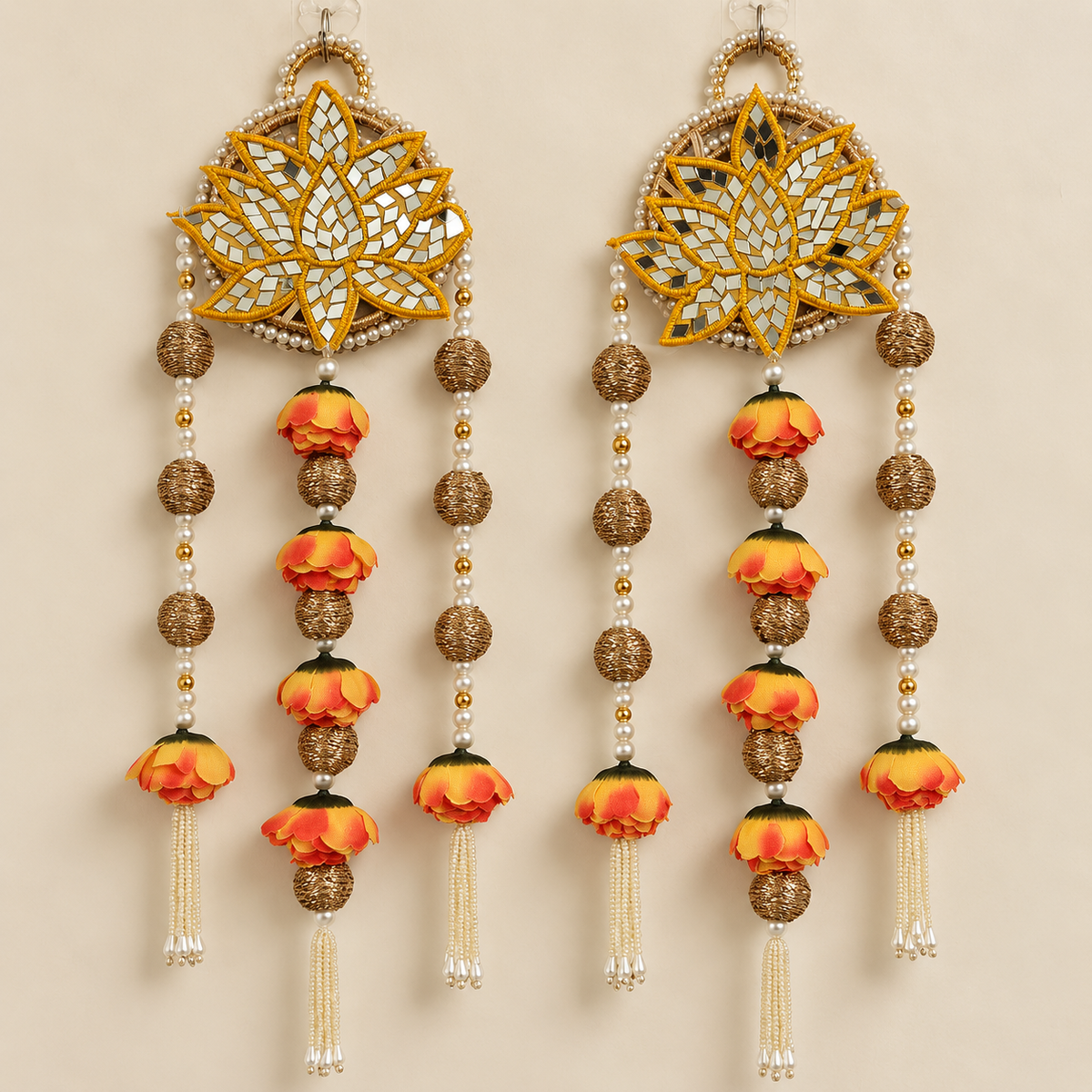 Hanging design from folder 42, close view