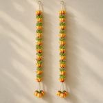 Yellow Pink Lotus Hanging Pair – overall view
