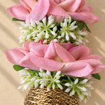 Pink Rose Pearl Hanging – Pair – view 3