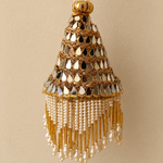 Pearl & Mirror Cone Hanging – Pair of 2 — detail