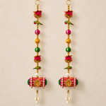 Parrot Dhol Cowrie Hanging – Pair — main view
