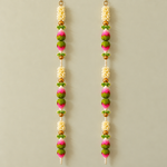 Pink Lotus Bud Jasmine Hanging – Pair, view 1