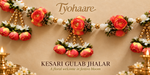 Kesari Gulab Jhalar toran – close-up detail view