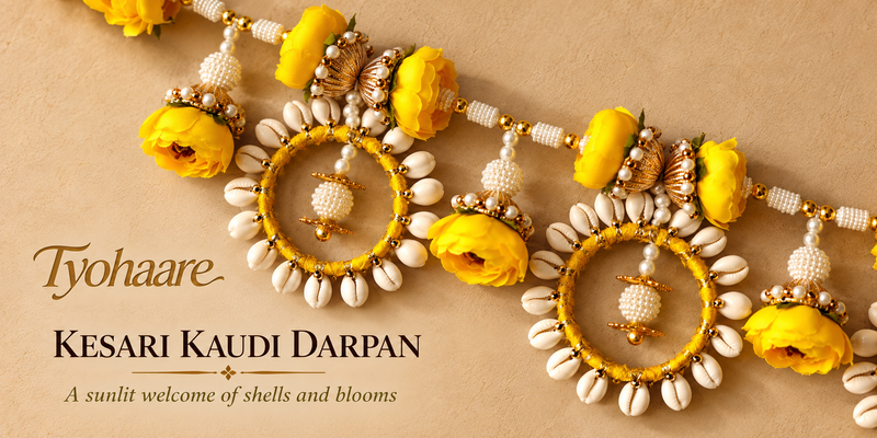 Kesari Kaudi Darpan Toran – close-up view