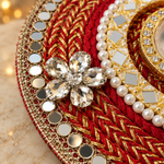 Laal Darpan Pearl Rangoli Set — detail view