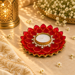 Manik Kamal Ruby Red Tea Light – view 5