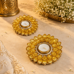 Suvarna Kamal Amber Tea Light – view 1