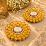 Suvarna Kamal Amber Tea Light – view 4