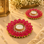 Rani Kamal Fuchsia Tea Light – view 3