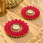 Rani Kamal Fuchsia Tea Light – view 4