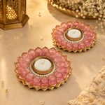 Komal Kamal Blush Rose Tea Light – view 2