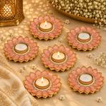 Komal Kamal Blush Rose Tea Light – view 6