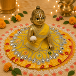 Surya Bandhani Mirror Laddu Gopal Poshak – Size 1 alternate view