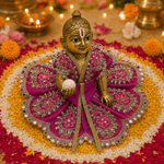 Rani Silver Petal Laddu Gopal Poshak – Size 2 alternate view