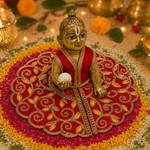 Rakta Kesari Vine Laddu Gopal Poshak – Size 4, view 2