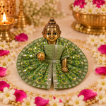 Hari Mirror Jaal Size 0 Laddu Gopal Poshak front view