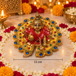 Rangrez Kundan Peacock Size 0 Laddu Gopal Poshak front view