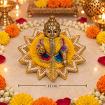Royal Starburst Mirror Size 0 Laddu Gopal Poshak front view
