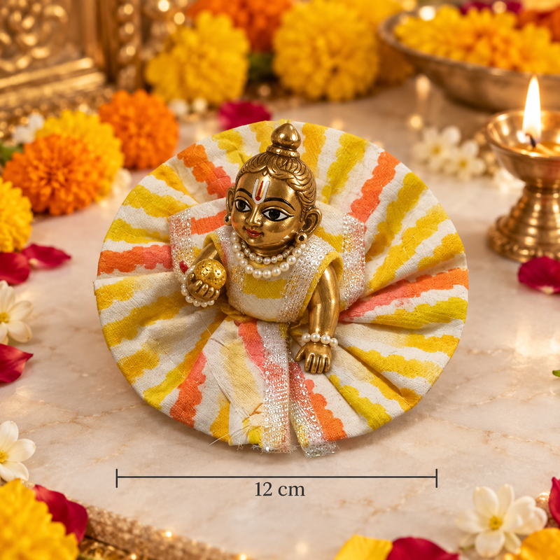 Sunshine Temple Star Size 0 Laddu Gopal Poshak front view