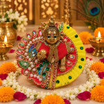 Surya Mayur Yellow Size 0 Laddu Gopal Poshak front view