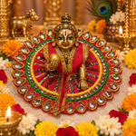 Ruby Teardrop Mandala Size 0 Laddu Gopal Poshak front view