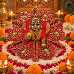 Multicolour Pearl Chakra Size 0 Laddu Gopal Poshak front view