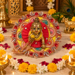 Coral Mirror Chakra Size 0 Laddu Gopal Poshak front view